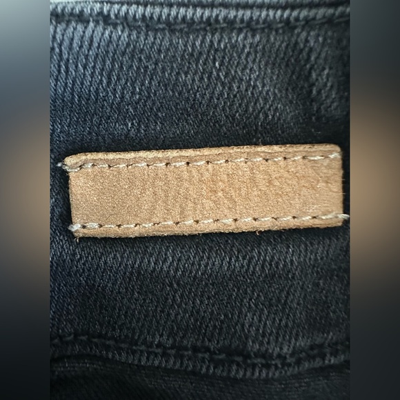 Pilcro The Skipper Charcoal Wide-Leg  High Rise Jeans - Picture 4 of 10